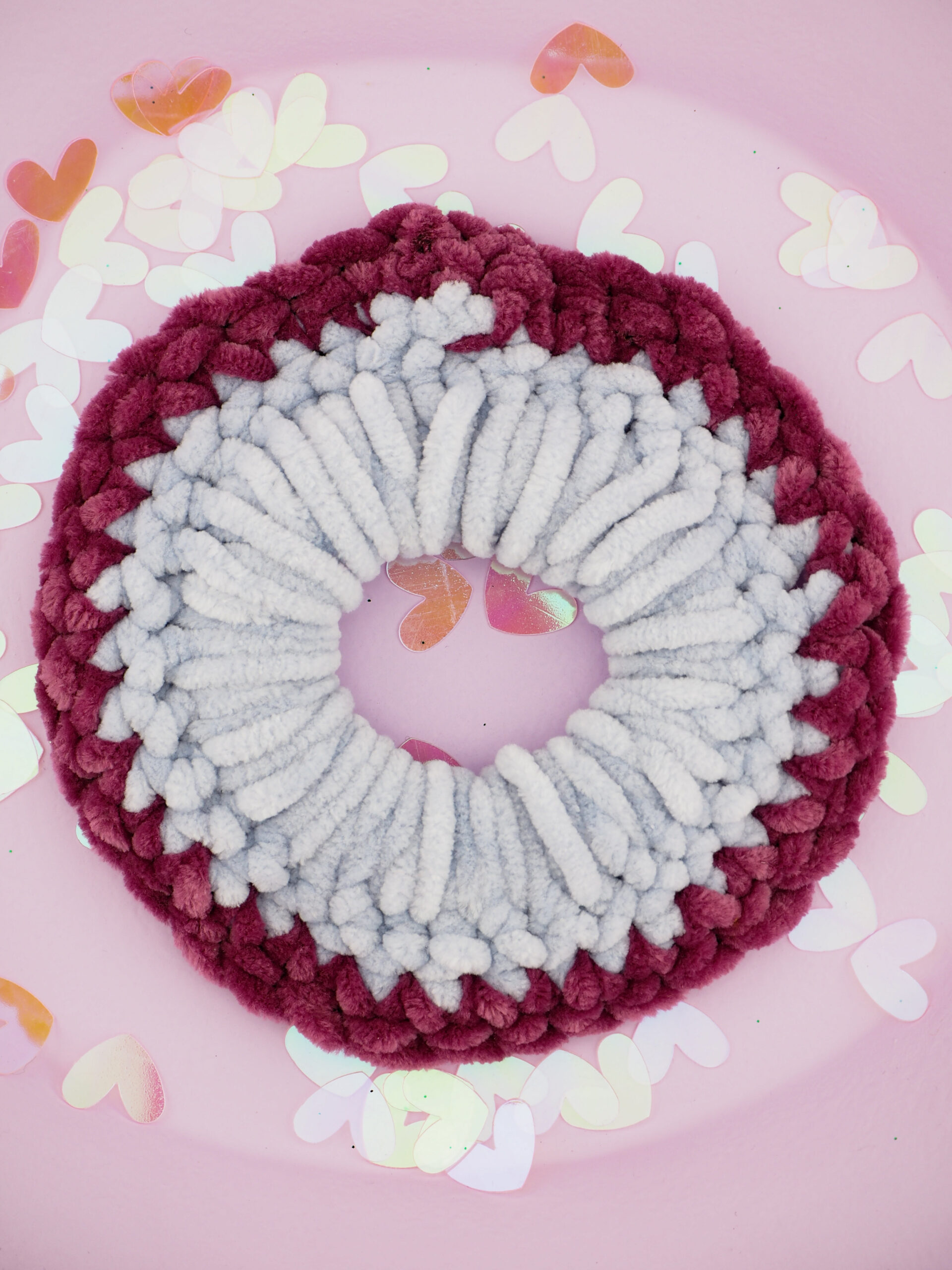 scrunchie ufo szydełkowane gumka do włosów Z Miłości