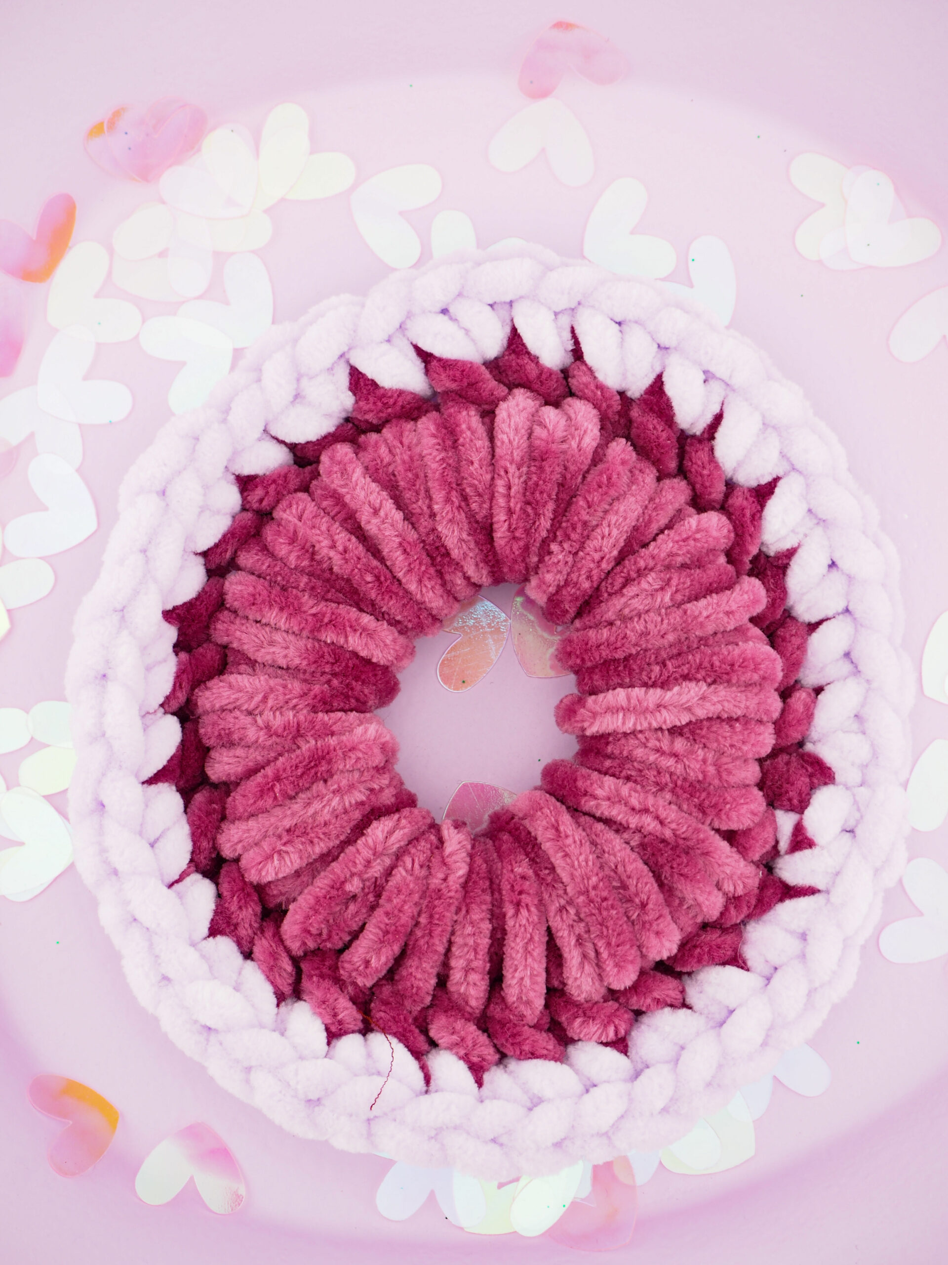 scrunchie ufo szydełkowane gumka do włosów Z Miłości