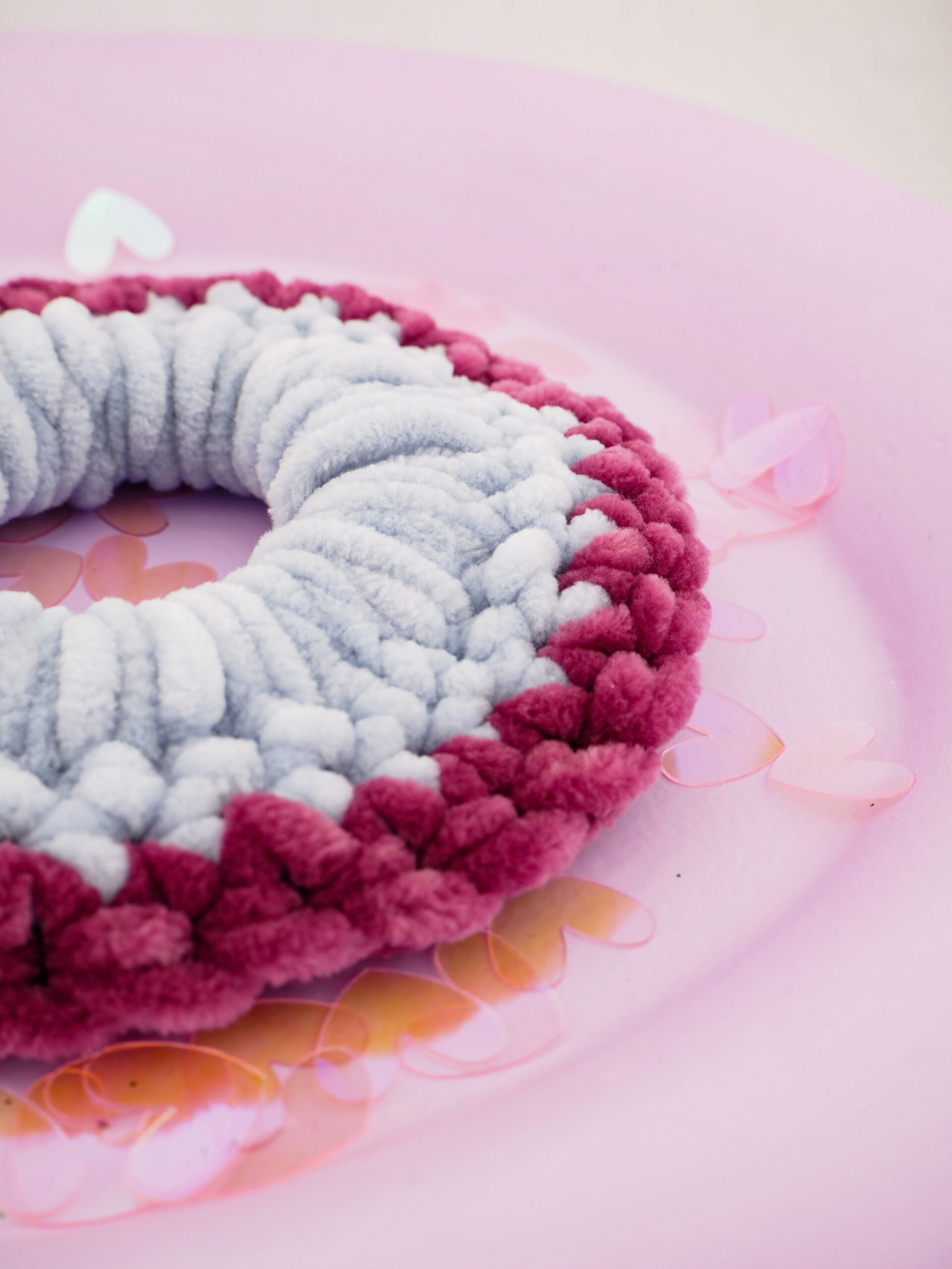 scrunchie ufo szydełkowane gumka do włosów Z Miłości