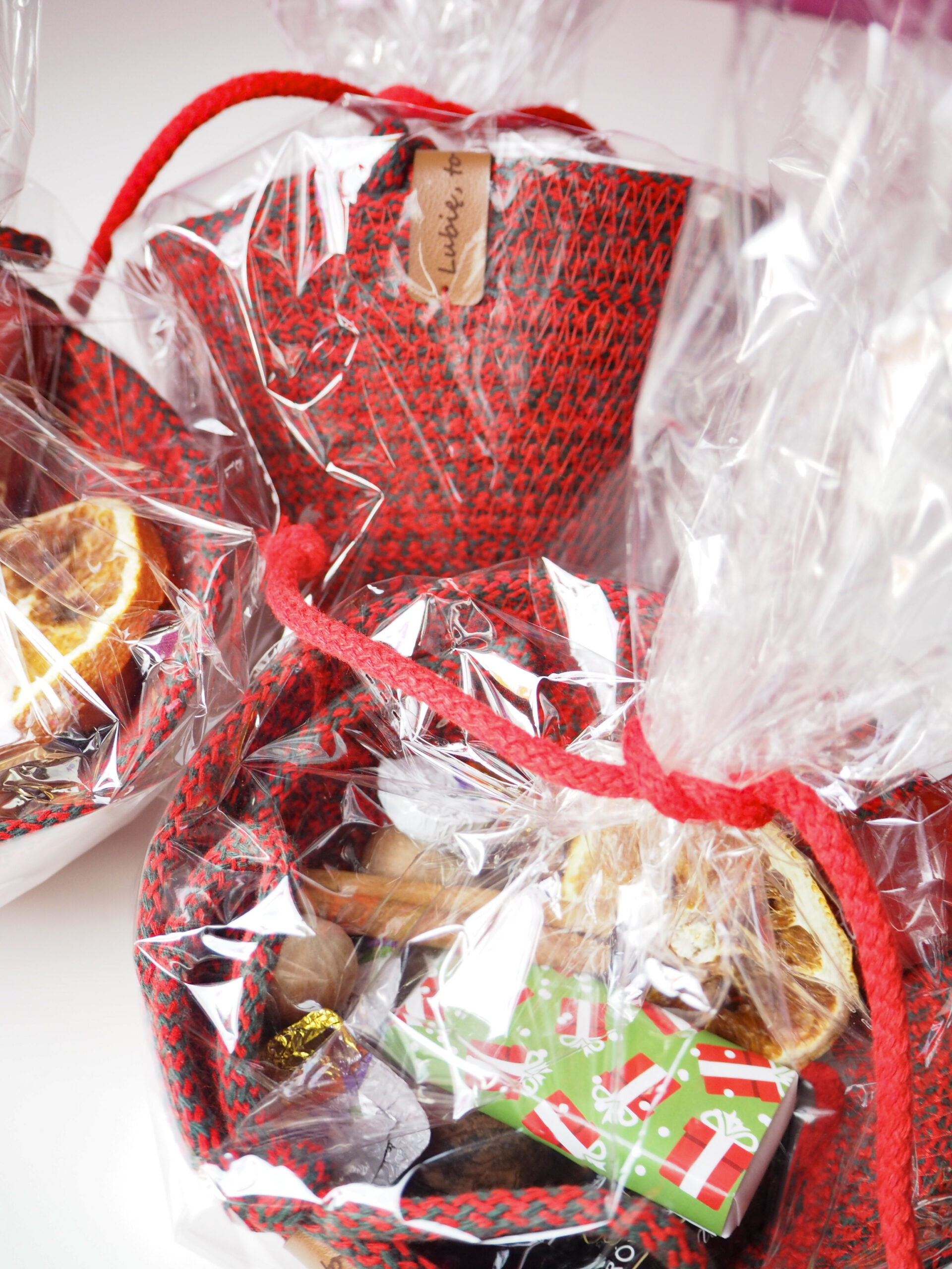 koszyk prezentowy z sznurka Lubię to tworzę Z Miłości