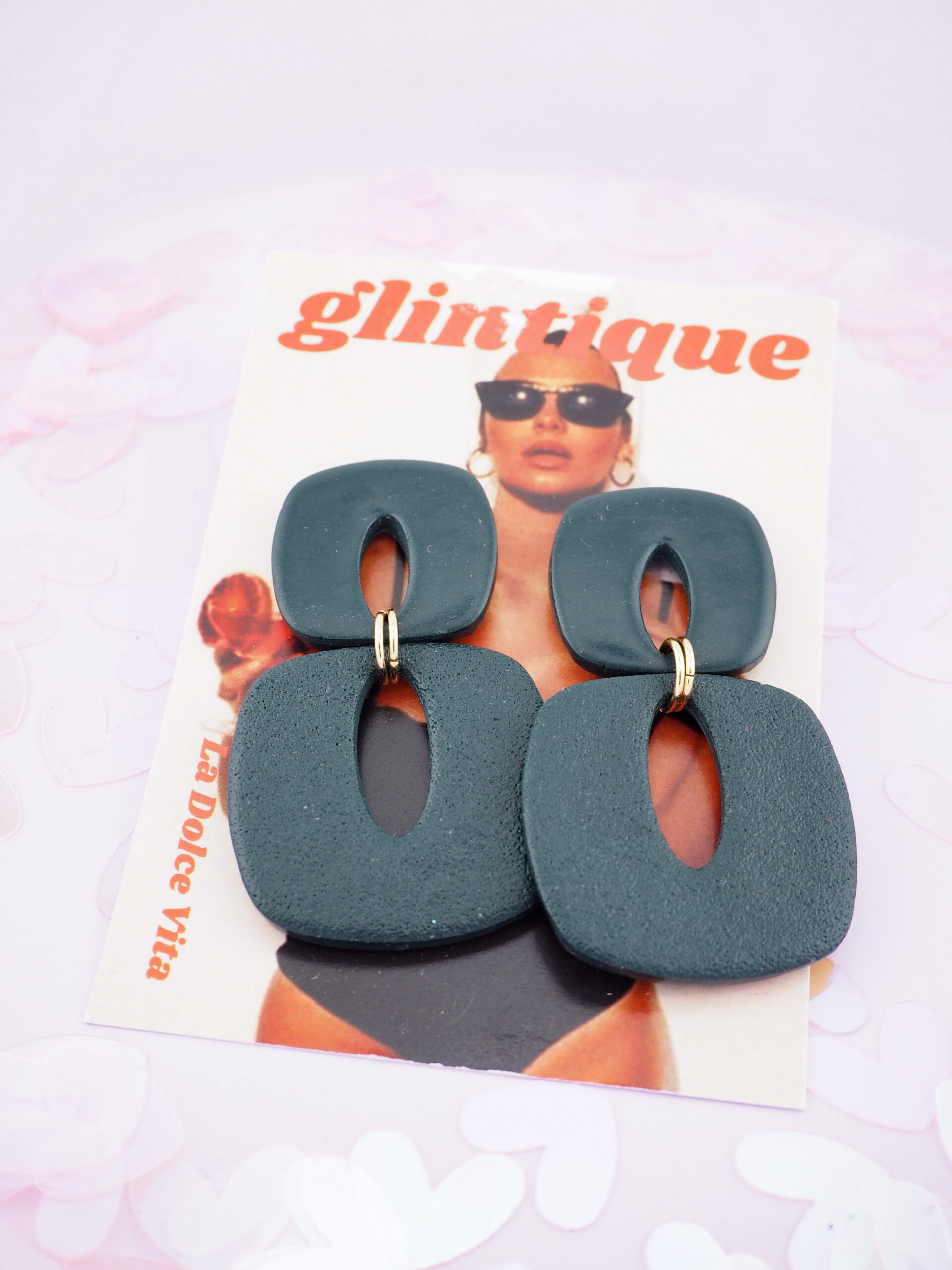 kolczyki z glinki polimerowej kolorowe sztyfty z miłości shop