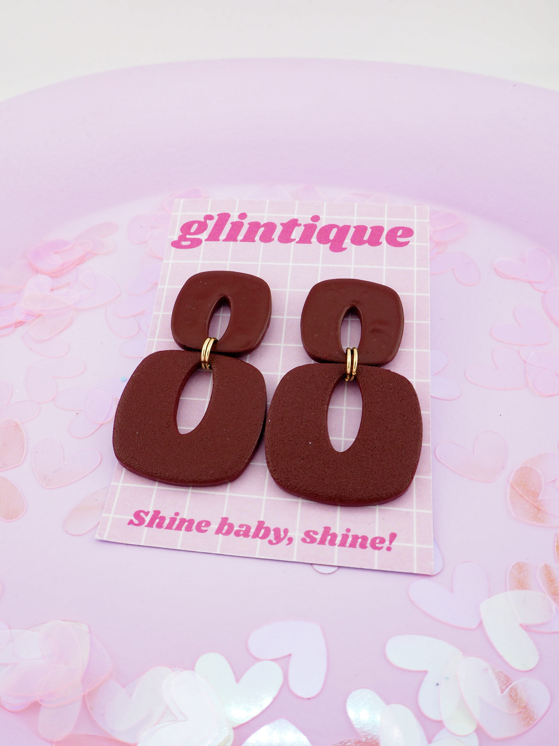 kolczyki z glinki polimerowej kolorowe sztyfty z miłości shop