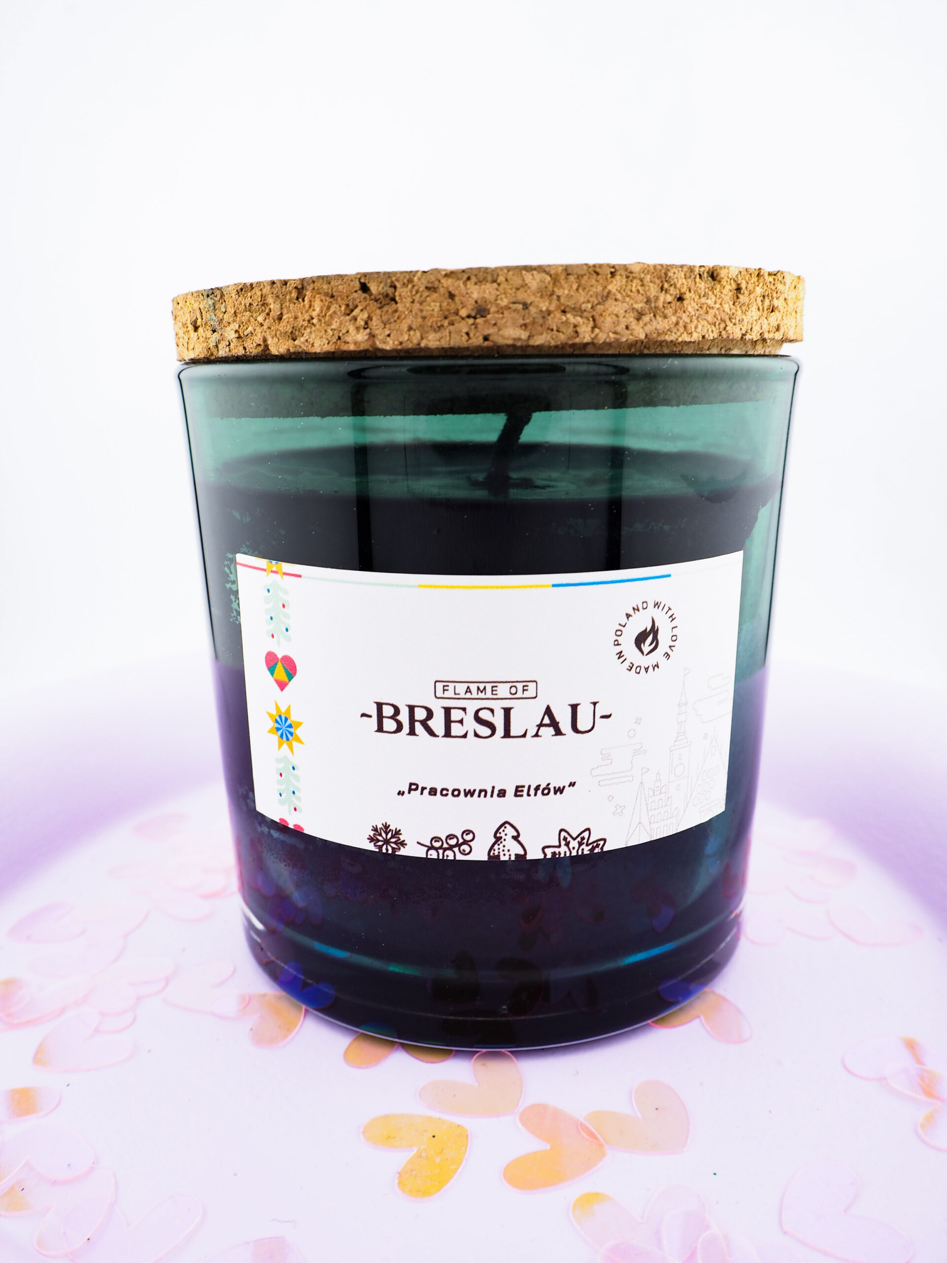 świeca sojowa zapachowa duża | Gla Magnum | Flame if Breslau | Z Miłości