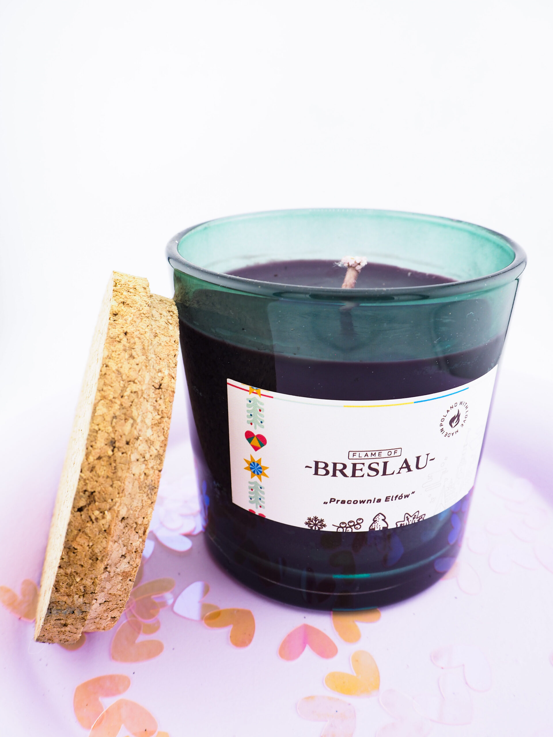 świeca sojowa zapachowa duża | Gla Magnum | Flame if Breslau | Z Miłości