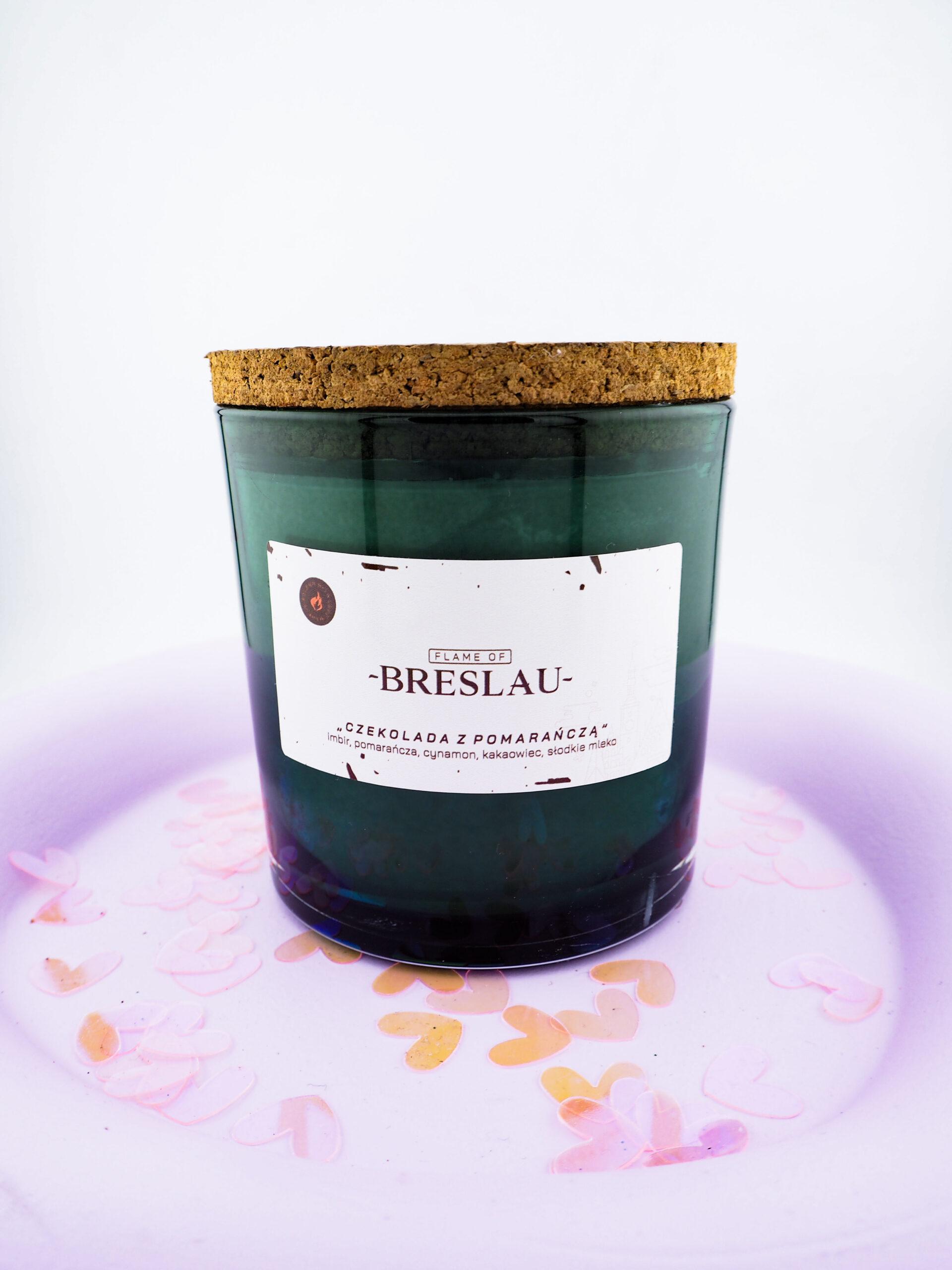 świeca sojowa zapachowa duża | Gla Magnum | Flame if Breslau | Z Miłości