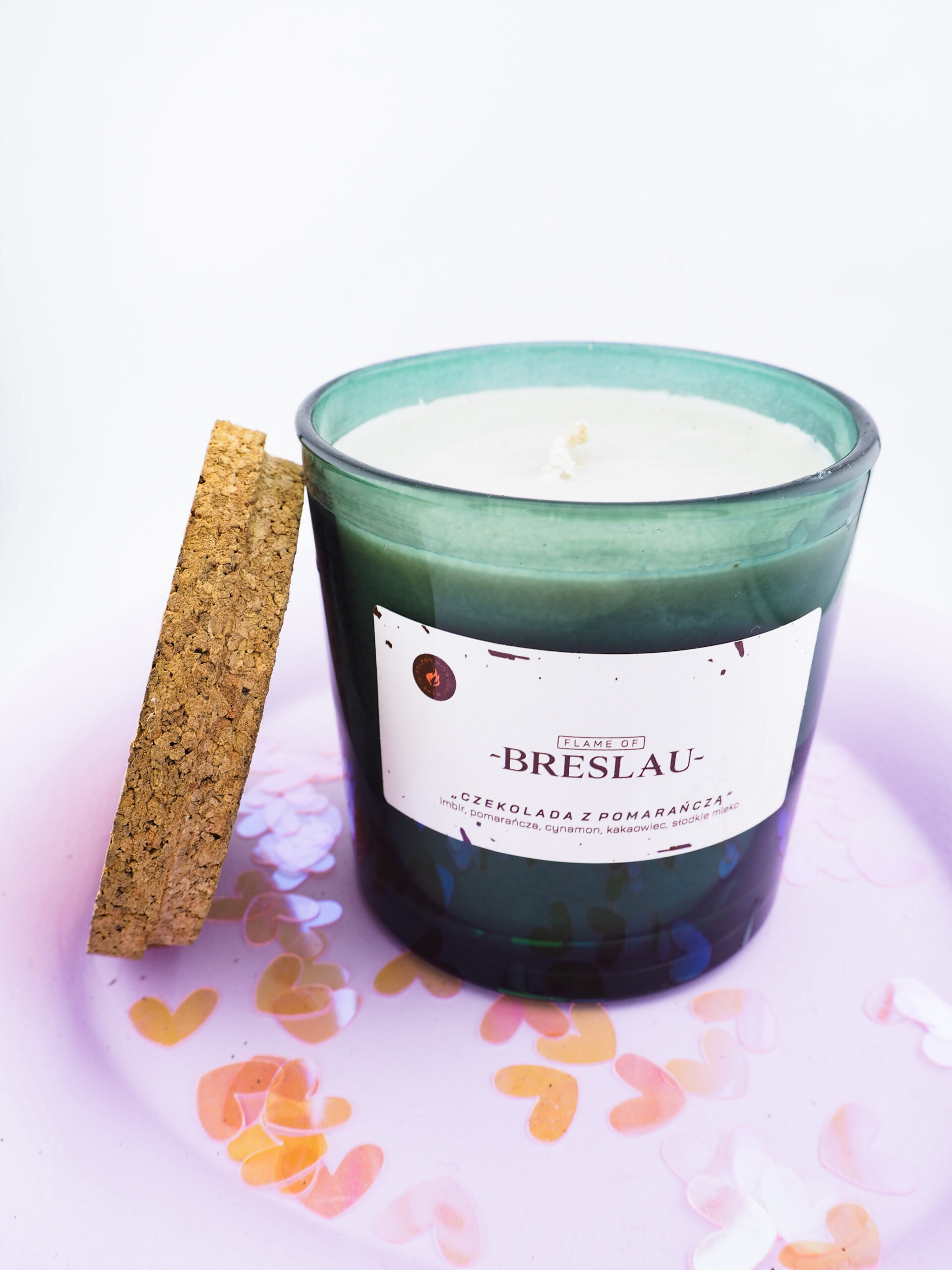 świeca sojowa zapachowa duża | Gla Magnum | Flame if Breslau | Z Miłości