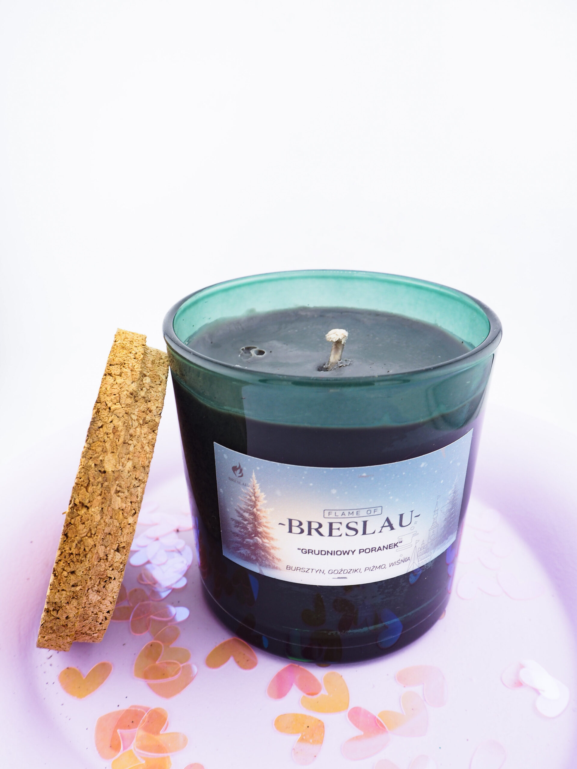 świeca sojowa zapachowa duża | Gla Magnum | Flame if Breslau | Z Miłości