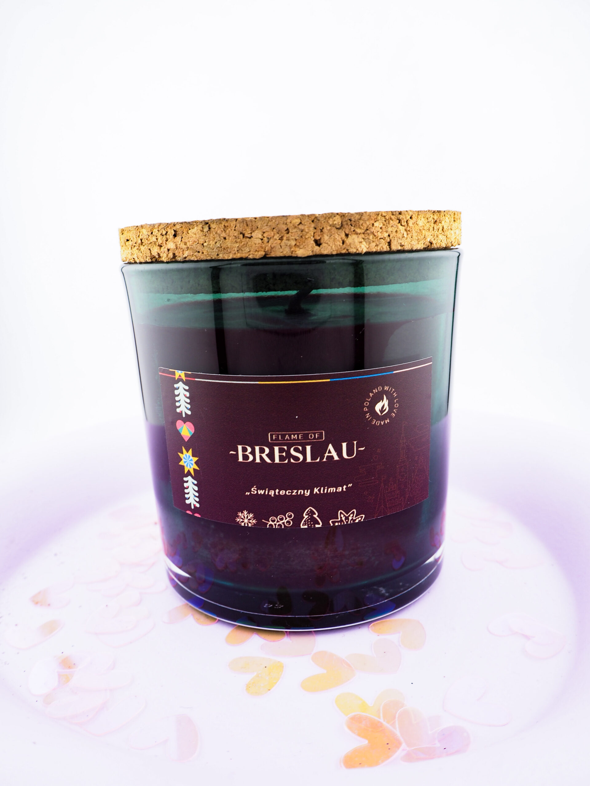 świeca sojowa zapachowa duża | Gla Magnum | Flame if Breslau | Z Miłości