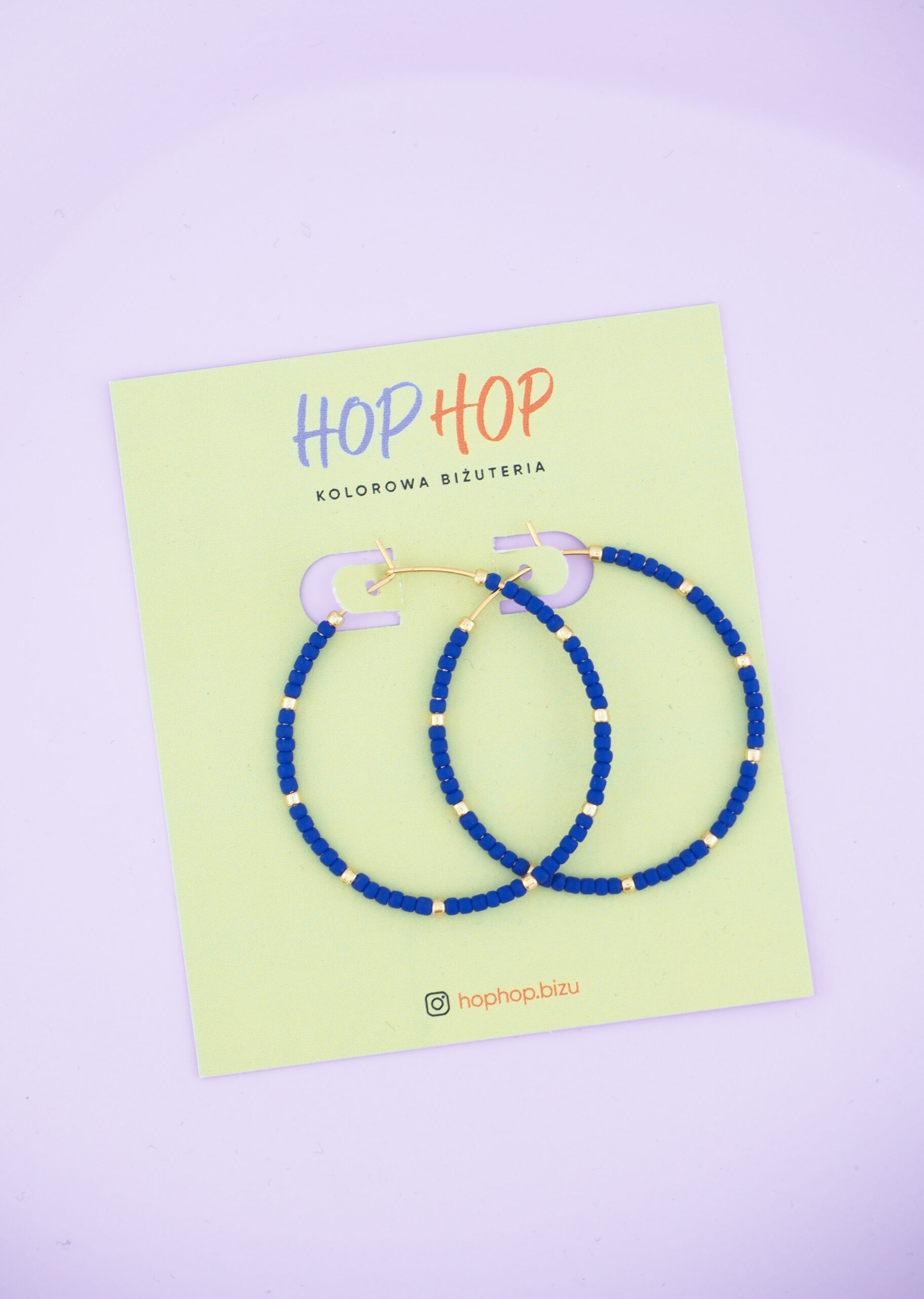 Kolczyki koła 4 cm z koralikami i by Tasha | Z Miłości concept store